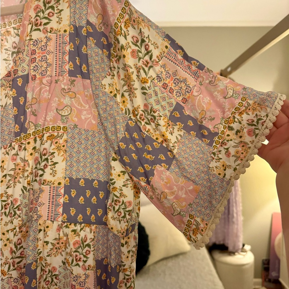 Chic Soul Patchwork Spring Top - Picture 3 of 5
